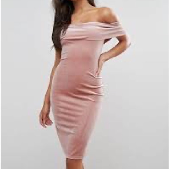NWT,Windsor,Soft Mauve,BodyCon Dress,Drapes Arms Off Shoulders, Lovely,Size S - Picture 2 of 10